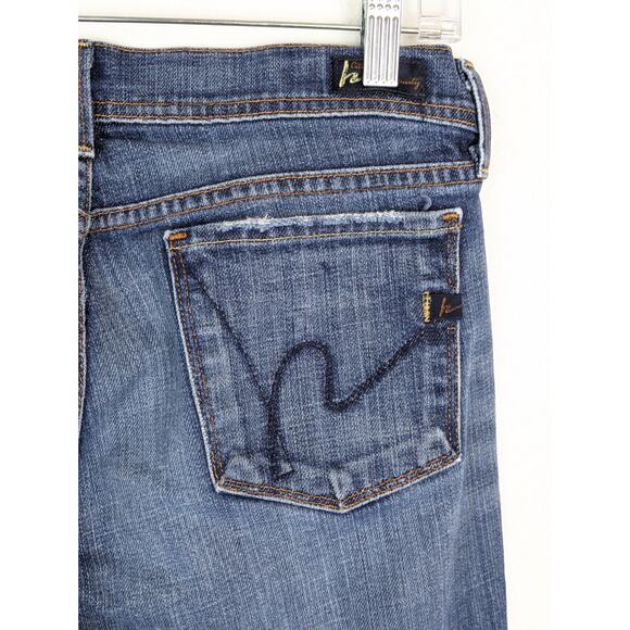 Citizens of Humanity Jeans Denim Ingrid Low Rise Flare Y2K Designer Blue Size 29 - Picture 8 of 15